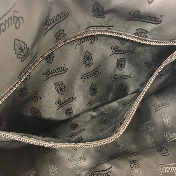 GUCCI 201482 Guccissima Bag Hand Bag Travel Bag Tote Bag Leather Brown - Picture 13 of 14